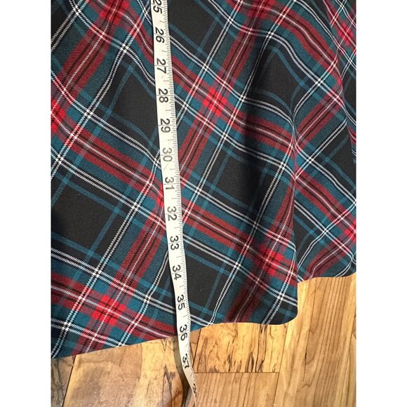 Draper James Women’s Size 2 Sleeveless Stewart Tartan Plaid Dress with Waist Tie - Picture 12 of 13